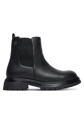 Tommy Hilfiger Stiefeletten Tommy Hilfiger Chelsea Boot T3A5-34152-1355 D Schwarz