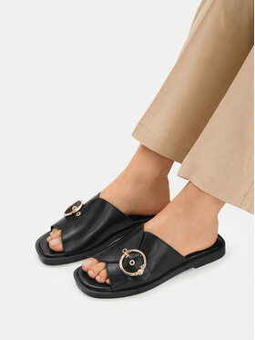 U.S. Polo Assn. Шльопанці U.S. Polo Assn. EO-MARINA002W/6Y1 Чорний