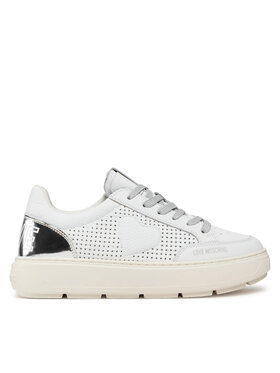 LOVE MOSCHINO Sneakersy LOVE MOSCHINO JA15274G1IJC410C Biela