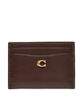 Coach Pouzdro na kreditní karty Coach CM435 Hnědá