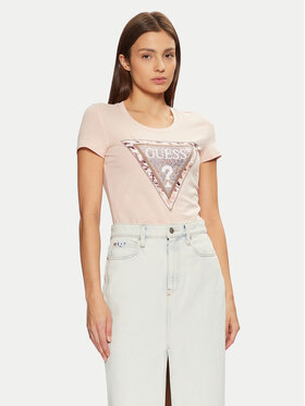 Guess Guess Футболка W5RI22 J1314 Écru Regular Fit