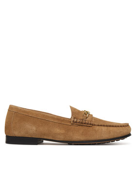 Tommy Hilfiger Mokasíny Tommy Hilfiger Th Chain Suede Loafer FW0FW09327 Hnedá
