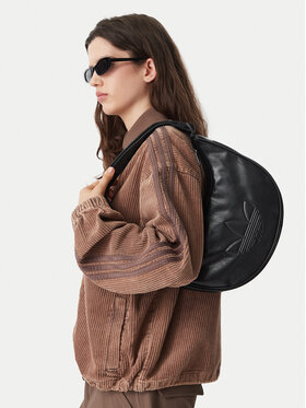 adidas Сумка adidas Adicolor Half Crescent Bag Metallic Pu KR1546 Чорний