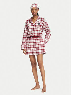 Tommy Hilfiger Tommy Hilfiger Pijama UW0UW06622 Rosa oscuro Relaxed Fit
