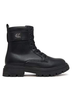 Calvin Klein Trappers Calvin Klein Lace-Up Bootie V3A5-83420-1355 Negru