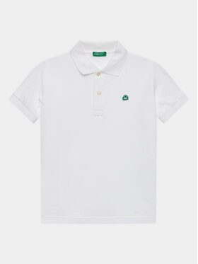 United Colors Of Benetton United Colors Of Benetton Поло 3089C300Q Білий Regular Fit