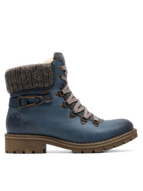 Rieker Schnürschuhe Rieker Y9131-15 Blau