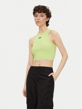 HUGO HUGO Топ Baby Tank_B 50511450 Зелений Slim Fit