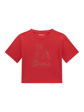 Guess Guess Camiseta J6RI38 K6YW4 Rojo Regular Fit