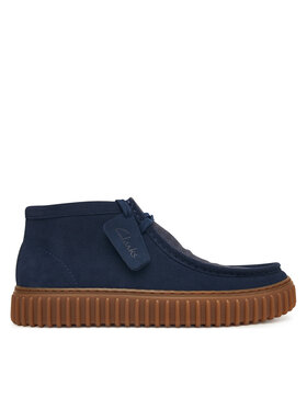 Clarks Botines planos Clarks Torhill Hi 26183427 Azul marino