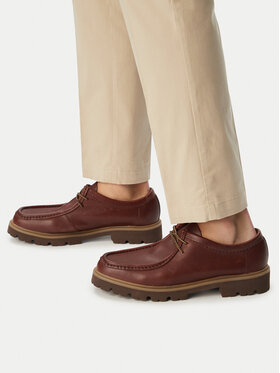 Clarks Туфлі Clarks Cleyhill Seam 26186417 Коричневий