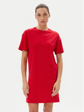 Tommy Hilfiger Tommy Hilfiger Nachthemd UW0UW05767 Rot Regular Fit