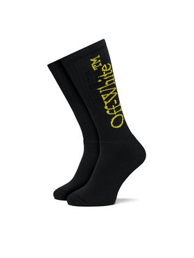 Off-White Garās zeķes Off-White OMRA075S23KNI0011018 Melns