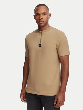 HUGO HUGO T-shirt Dabi 50563018 Beige scuro Regular Fit