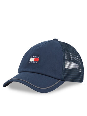 Tommy Jeans Kepurė su snapeliu Tommy Jeans Tjm Heritage Trucker Cap AM0AM13287 Tamsiai mėlyna
