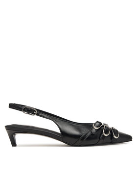 Tommy Jeans Pumps Tommy Jeans Tjw Sling Back Kitten Heels EN0EN03171 Schwarz