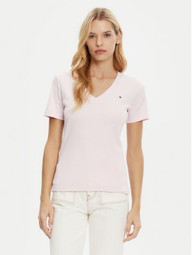 Tommy Hilfiger Tommy Hilfiger Majica New Cody WW0WW40584 Roza Slim Fit