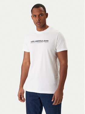 Karl Lagerfeld Jeans Karl Lagerfeld Jeans Camiseta B1M17063 Blanco Regular Fit