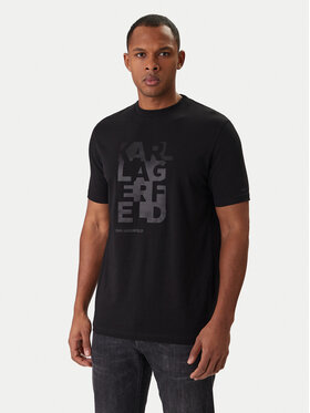 KARL LAGERFELD KARL LAGERFELD Camiseta 755053 561221 Negro Regular Fit