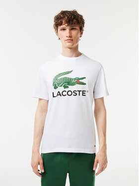 Lacoste Lacoste Marškinėliai TH1285 Balta Regular Fit