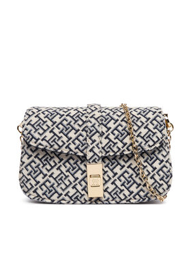 Tommy Hilfiger Geantă Tommy Hilfiger Th Heritage Chain Cross Jacquard AW0AW19320 Bleumarin
