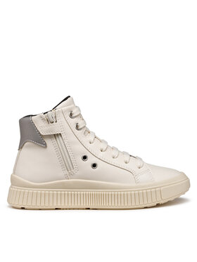 Geox Sneakersy Geox J Laquinny J56M3A 000BC C1M1W S Écru