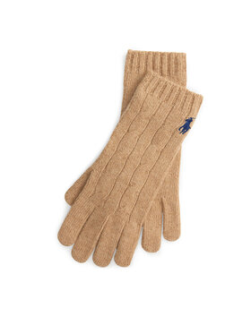 Polo Ralph Lauren Рукавички Polo Ralph Lauren 455981440003 Коричневий