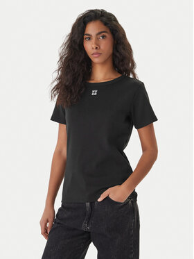 HUGO HUGO Camiseta Deloris 50512002 Negro Regular Fit