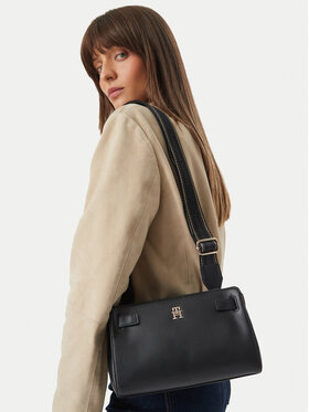 Tommy Hilfiger Handtasche Tommy Hilfiger Th Joy Crossover AW0AW19065 Schwarz