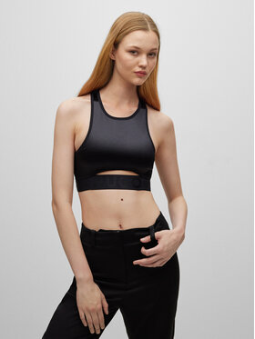 HUGO Hugo Топ 50483533 Чорний Extra Slim Fit