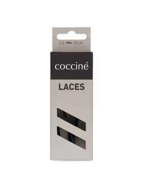 Coccine Tkaničky k obuvi Coccine SZNUROWADŁA 75 cm F2 WOSKOWANE v.AZ Tmavomodrá