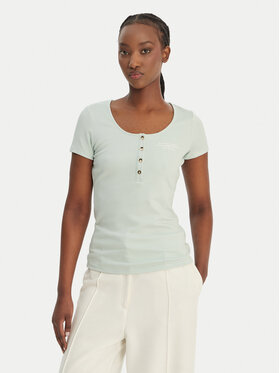 Guess Guess Camiseta GUESS x NORTH SAILS W6GP01 K2658 Verde Regular Fit