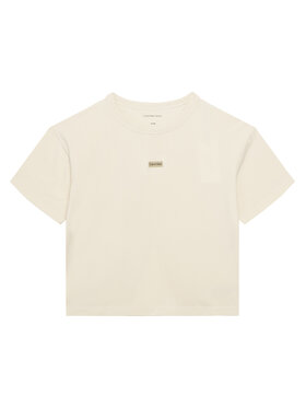 Calvin Klein Jeans Calvin Klein Jeans Camiseta Folded Logo IG0IG03063 Beis Regular Fit