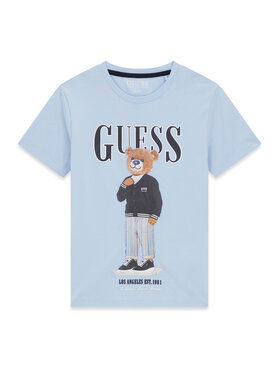 Guess Guess T-Shirt L6GI09 K8HM4 Γαλάζιο Regular Fit