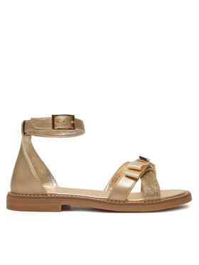 Tommy Hilfiger Sandále Tommy Hilfiger Sandal T4A2-33943-0572 M Zlatá