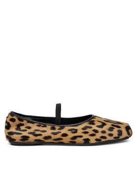 Tory Burch Baleríny Tory Burch Runway Ballet 165476 Hnědá