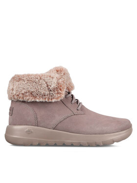 Skechers Черевики Skechers On-The-Go Joy Plush Dreams 144042/DKTP Коричневий