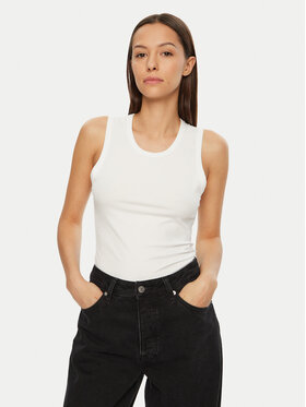 Calvin Klein Calvin Klein Top K20K208054 Bianco Slim Fit