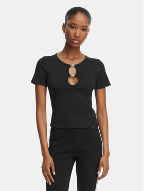 HUGO HUGO Camiseta Diheart 50562071 Negro Slim Fit