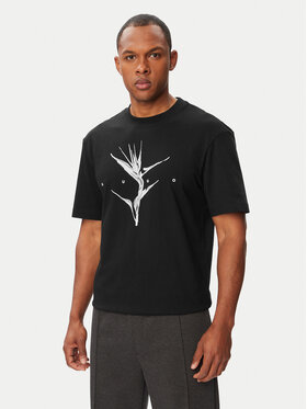 HUGO HUGO Camiseta Darise 50563436 Negro Relaxed Fit