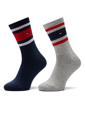 Tommy Hilfiger Dlhé ponožky Tommy Hilfiger 701229942 Tmavomodrá