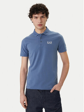 EA7 Emporio Armani EA7 Emporio Armani Polo 8NPF14 PJVQZ UB064 Azul Regular Fit