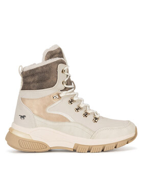 Mustang Šnurovacia obuv Mustang 1481-605 Béžová