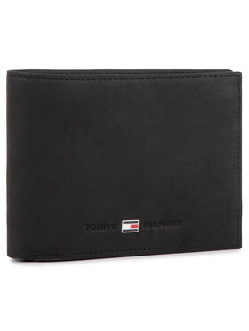 Tommy Hilfiger Портфейл Tommy Hilfiger Johnson Cc Flap And Coin Pocket AM0AM00660/82566 Черен