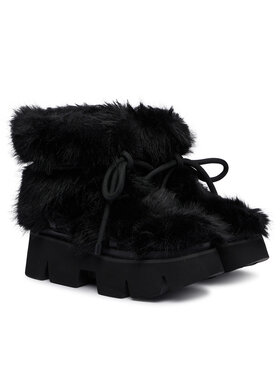 United Nude Śniegowce United Nude Stomper Fur Boot 1104801120 Czarny