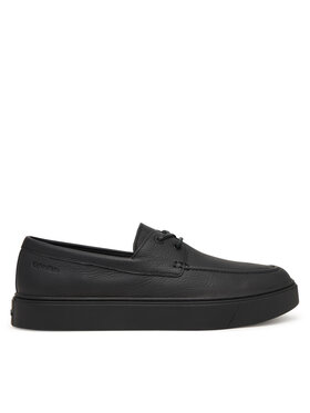 Calvin Klein Félcipő Calvin Klein Hybrid Clean Boat Shoe Lth HM0HM02233 Fekete