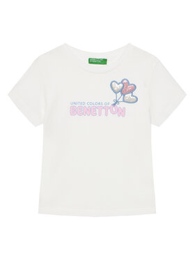 United Colors Of Benetton United Colors Of Benetton Футболка 3I1XG10JB Білий Regular Fit