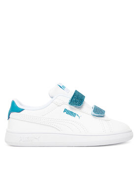 Puma Снікерcи Puma Smash 3.0 L Glitter Velcro V Inf 395610 08 Білий
