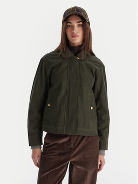 Hunter Hunter Prehodna jakna Leith HARW0065251 Zelena Oversize