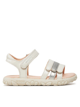 Geox Σανδάλια Geox J Sandal Haiti Girl J458ZD 000NF C0459 M Λευκό